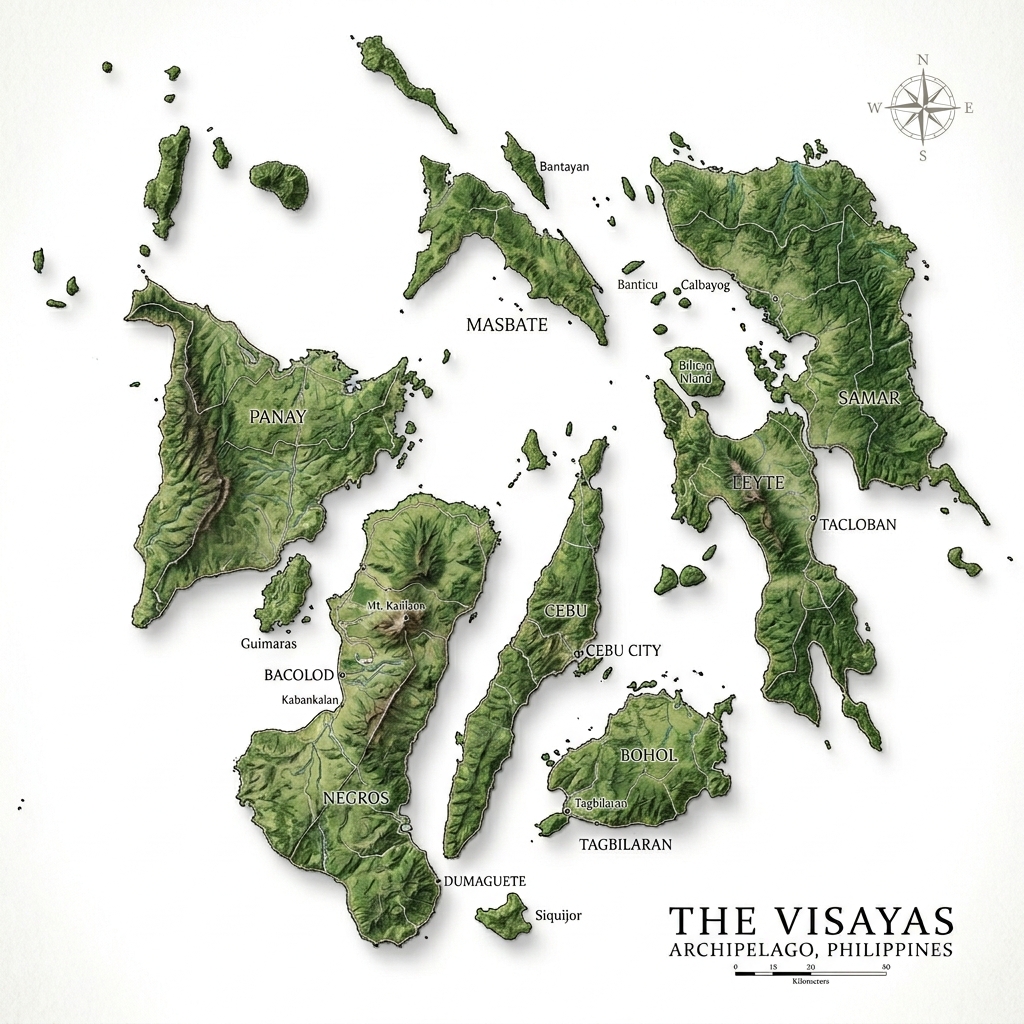Visayas delivery map